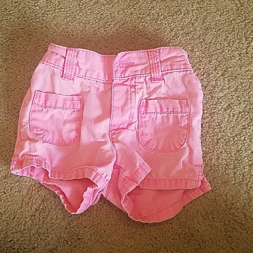 Pink toddler shorts